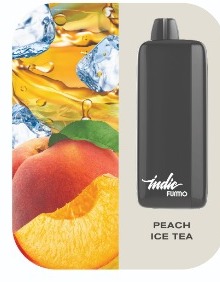FUMO Peach Ice Tea disposable vape, 5% nicotine